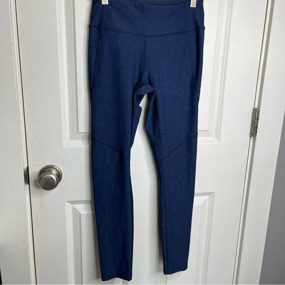 Outdoor Voices Warmup Navy Space Dye 7/8 Length Leggings Size Small - Picture 3 of 7